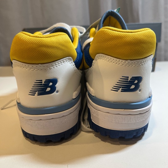 NEW BALANCE 550 BLUE/YELLOW - Picture 2 of 8